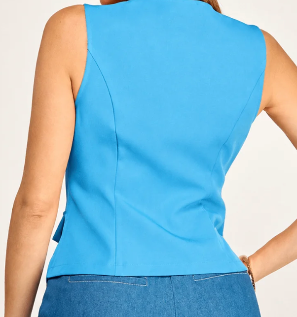 Turquoise Vest Top